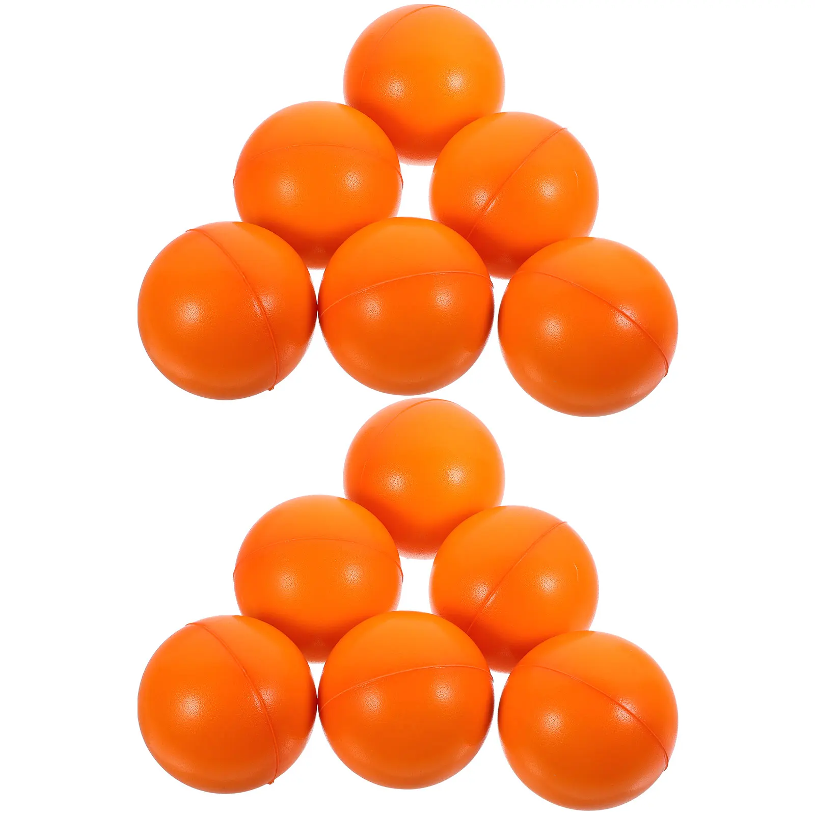 12 szt. Piłeczki 63mm Pomarańczowe Piankowe Gąbkowe Zabawki Antystresowe Ściskane Zabawki Redukujące Stres Mały Rozmiar Przenośne Elastyczne Zabawne Zabawki