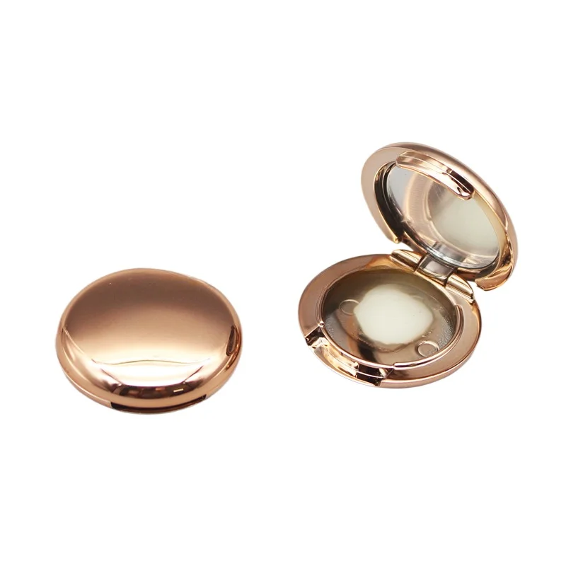 0.2-1g Eyeshadow Palette Round Monochromatic Case Small 25mm Portable Shadow Highlight Box for Mini Cosmetic Sample
