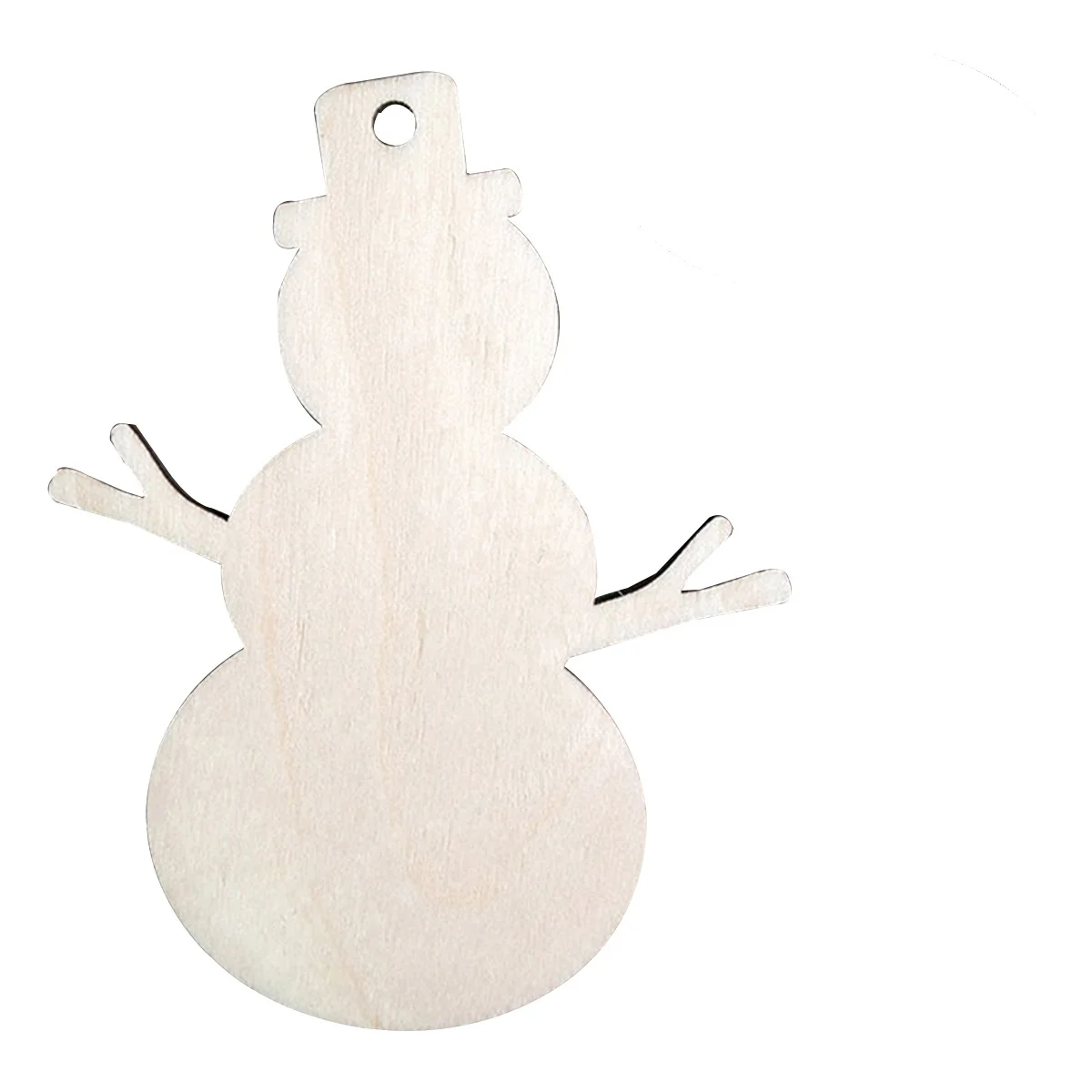 

10Pcs Christmas Tree Wooden Snowman Hanging Signs Exquisite Carved Ornaments Door Wall Decor Holiday DIY Project