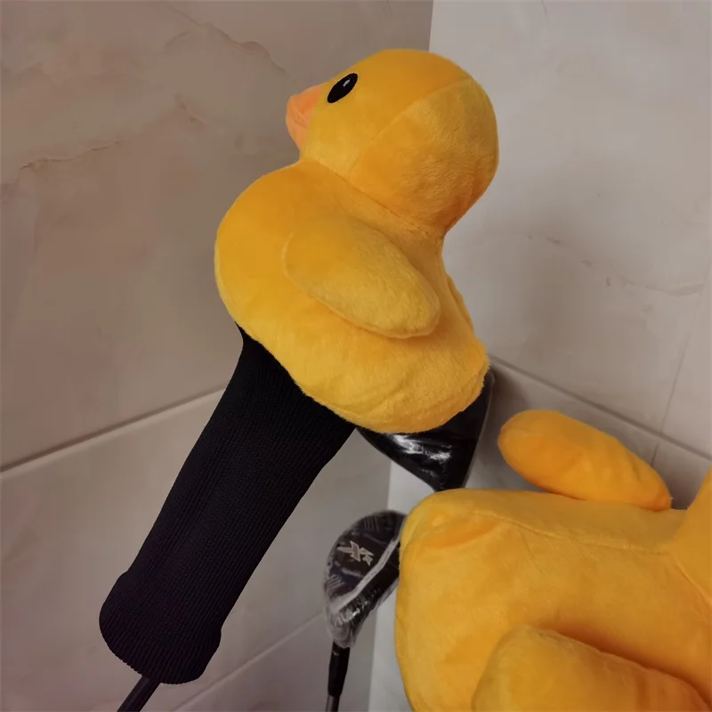 Yellow Duck golf driver headcover top plush fairway wood head cover large stock Drop shipping