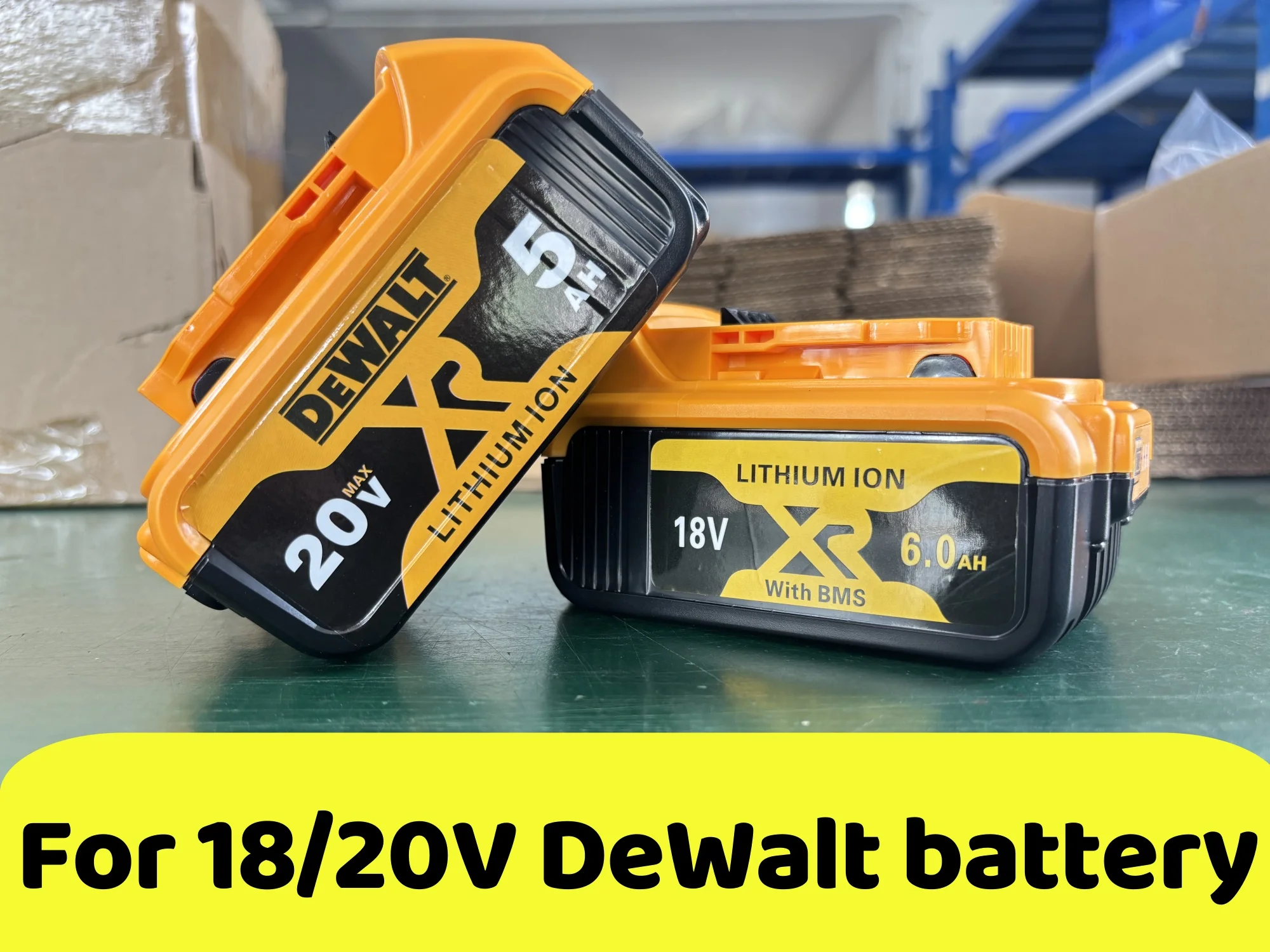 بدائل لبطارية 18 فولت 5Ah 6Ah متوافقة مع أدوات طاقة ديوالت DCF887 DCG405 DCD791 DCF922 20 فولت استبدال بطارية ليثيوم #1