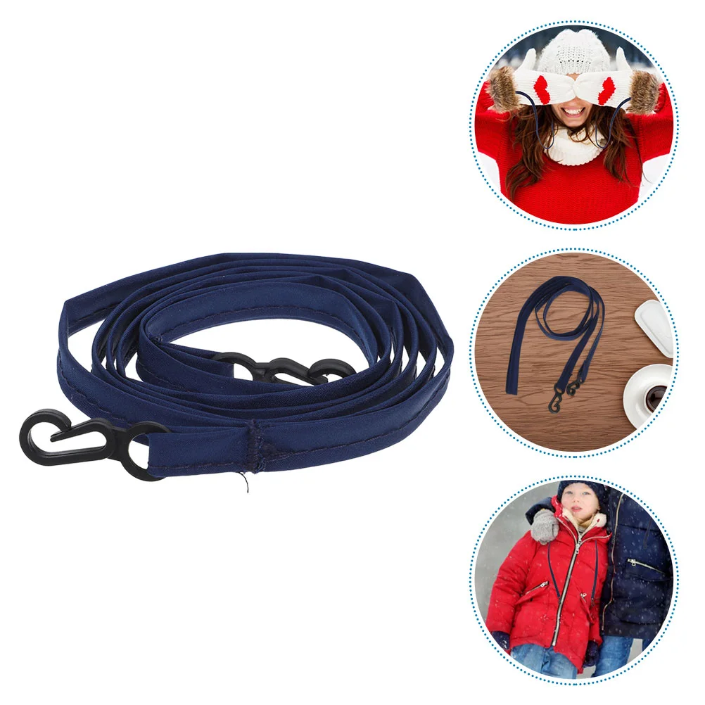 2 uds cinturón guante cordón Clips elásticos verde bebé manopla niño correa acoplable azul marino
