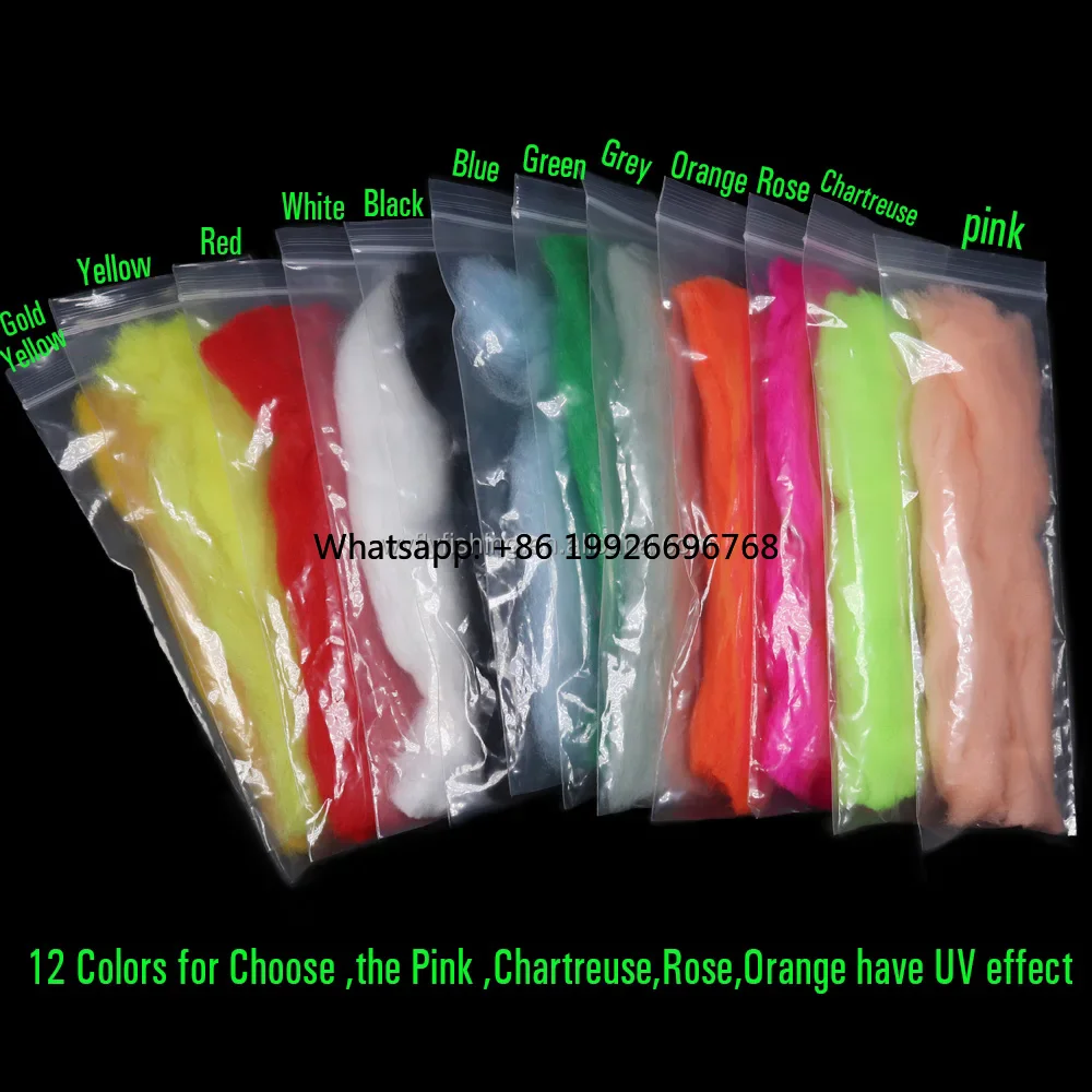 

Multiple Colors Egg Glow Bug Yarn Fiber Baitfish Lure Parachute Trout and Steel Head Fly Tying Material manufacturer