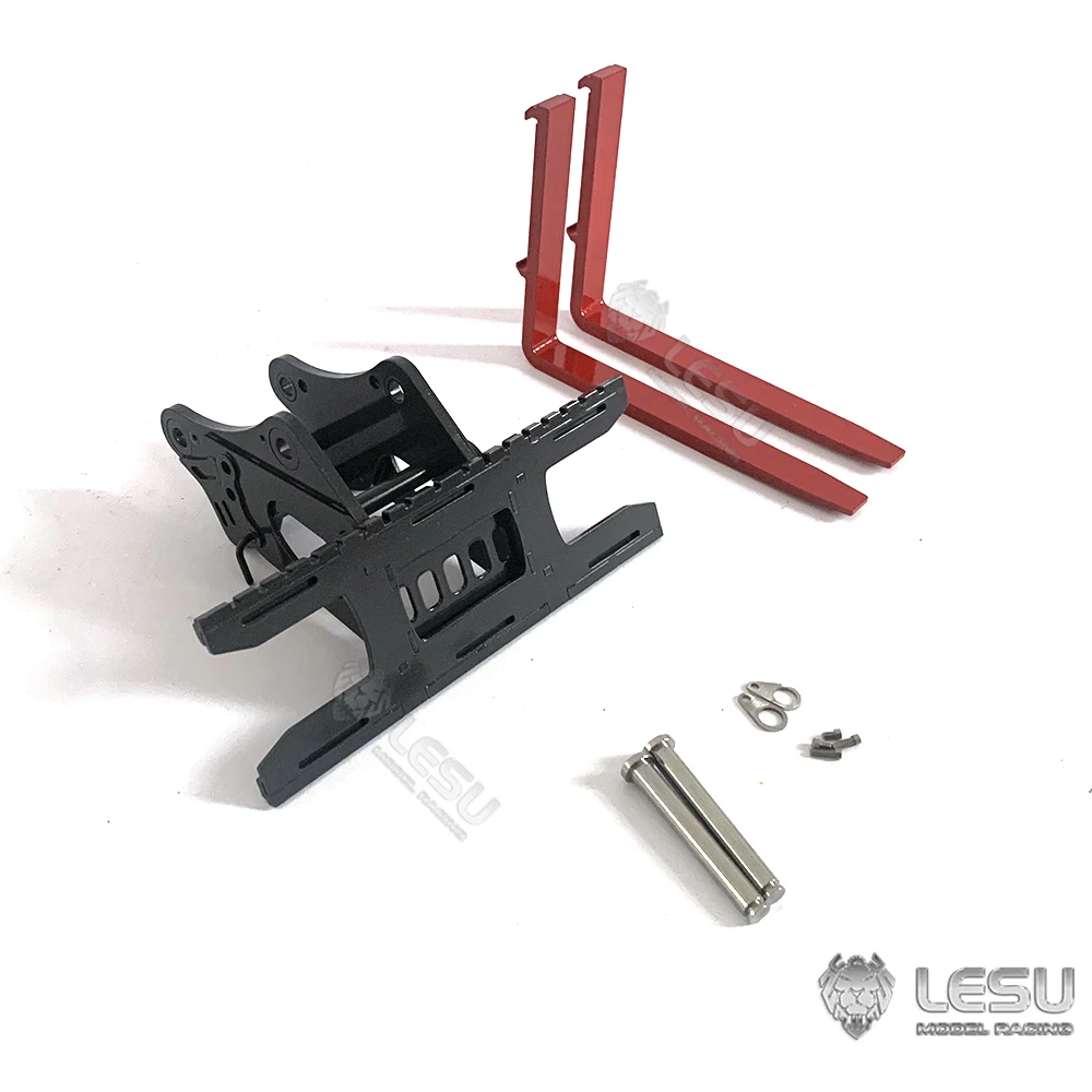 LESU 1/14 Metal Painted Fork Spare Parts for RC Excavator Et35 Hydraulic Electric Digger Accessories Th21579-Smt3