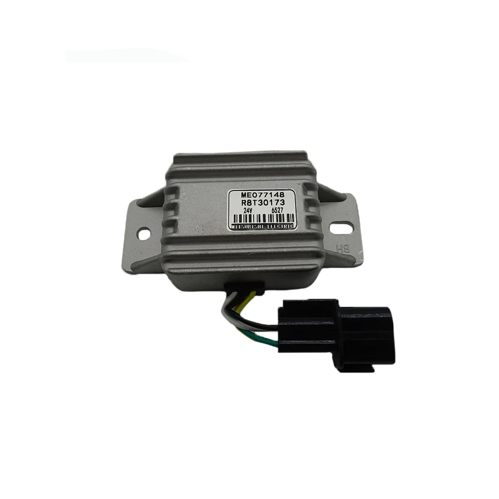 Excavator Parts E320B E320C  Excavator Safety Relay Alternator ME077148 R8T30173 24V black plug for Caterpillar