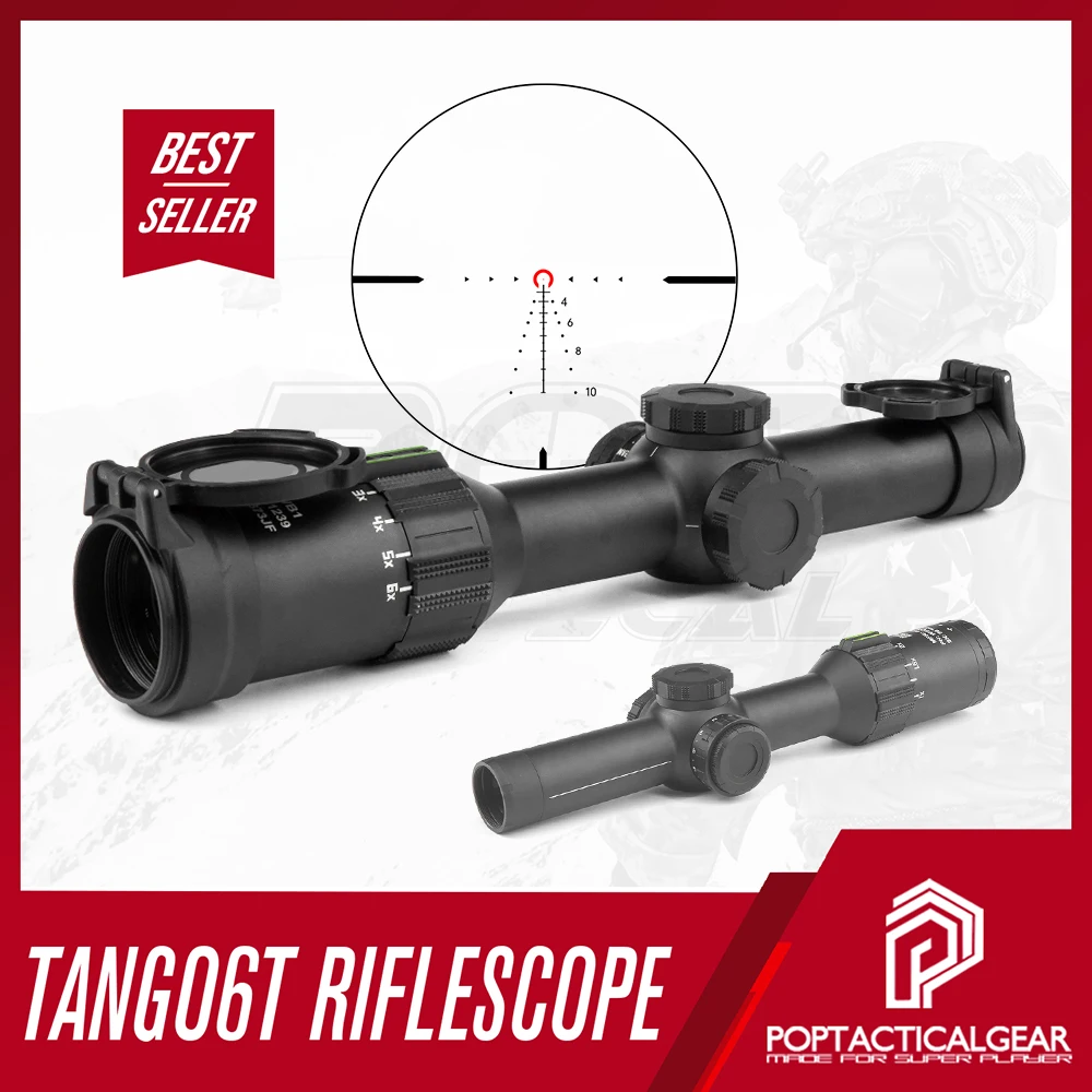 

Оптический прицел SPECPRECISION TANGO6T 1-6x24mm DVO LPVO ED 30 мм трубка FFP для охоты