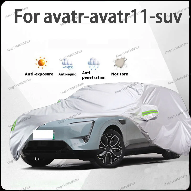 

For Avatr 11 Fit Car Cover - Waterproof, Dustproof, Sunshade (UV), Snowproof | Silve Full Cover with All-Day Protection