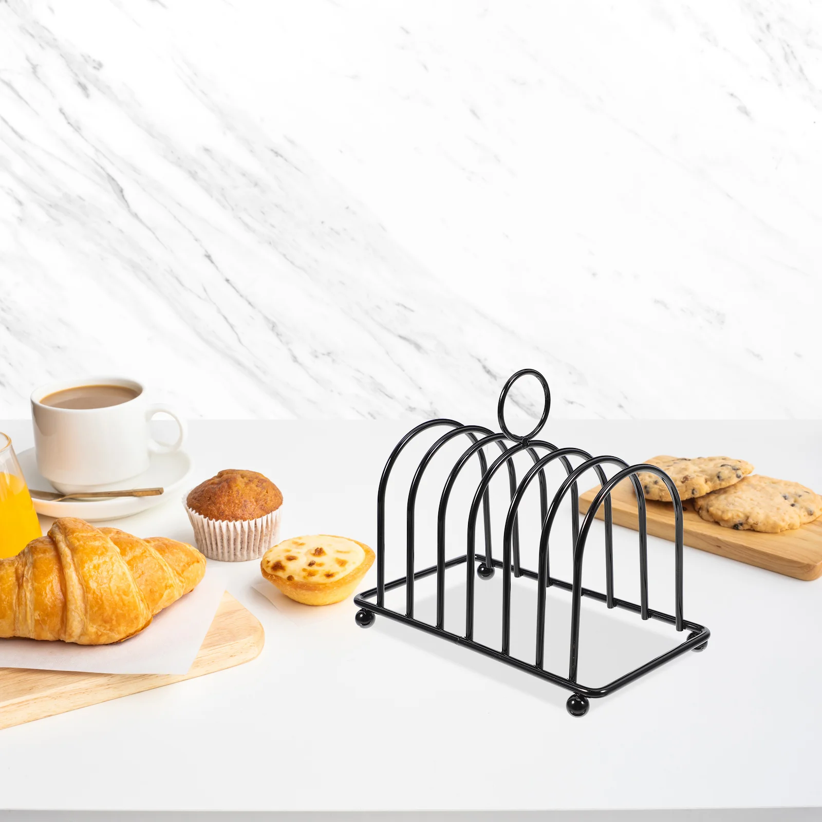 

Toast Holder Rack Stainless Steel Multifunctional Bread Stand Kitchen Toast Bread Rack Cooling Grid Organizer Toaster Holder