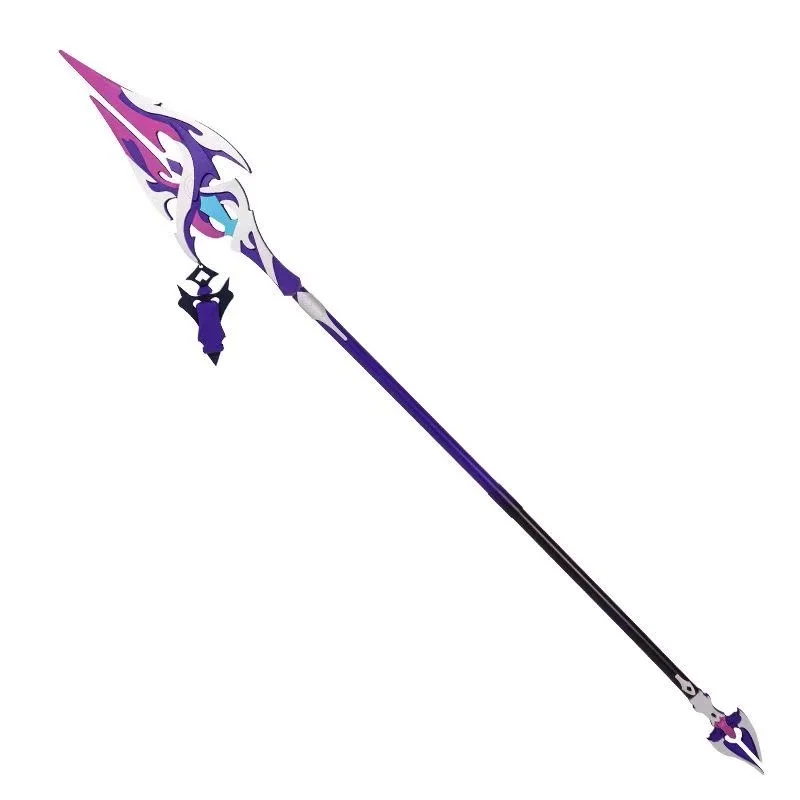 Flins Spear Weapons Gioco Genshin Impact Puntelli Cosplay Lunghezza 180CM Modello Accessori per costumi da festa di Natale di Halloween