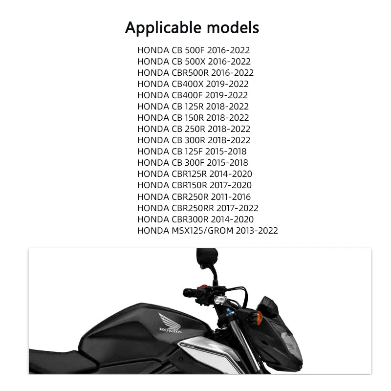 Front Brake Lever For HONDA MSX 125 Grom CB500F CBR500R CBR 125R/150R/250R/300R CB 125F/300F/400F/500F CB500X Motorcycle Handles