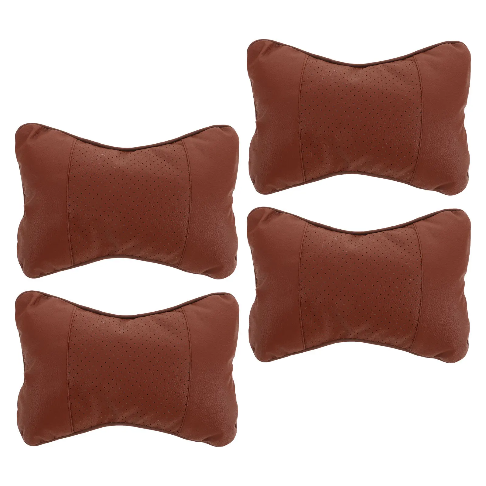 

4Pcs Car Seat Neck Pillow Breathable Universal Fit for Headrest Car Neck Support Pillow Driving Travel Comfort Soft Cushion