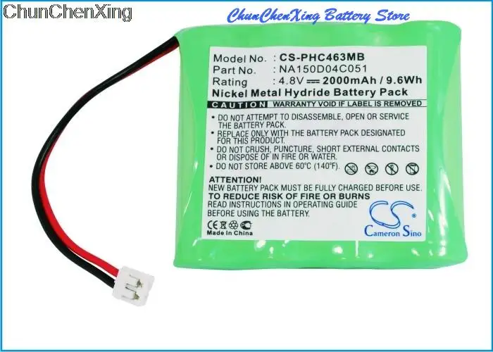 

Cameron Sino 2000mAh Battery 4-VH790670, SBP40CI for CHICCO NC3000
