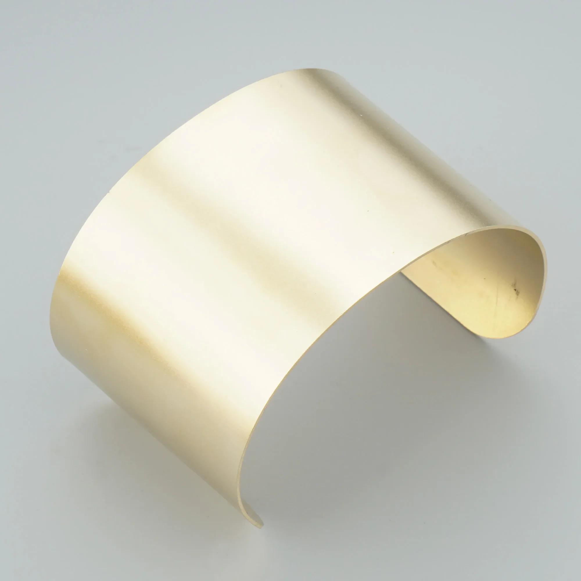 Minimalist Large Brass Cuff Bracelet,Multi Sizes,Bangle Bases In Rich Low Brass,Stamping Bracelet,6\'\' Florist Crosage