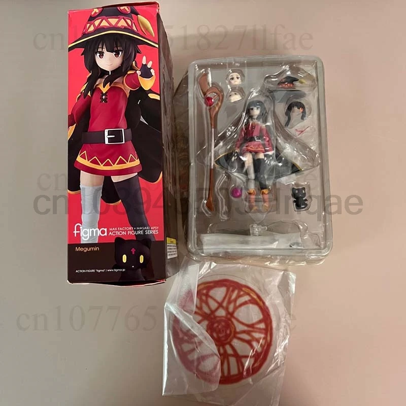 Figma 407 KonoSuba God berkat di dunia yang indah ini tokoh aksi Megumin mainan Model koleksi hadiah ulang tahun