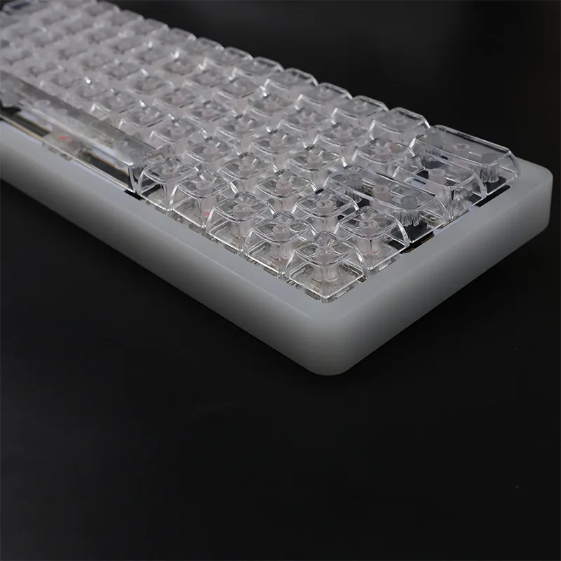High transparency and small full set of PC material five-sided transparent keycaps Customized mechanical keyboard keycaps