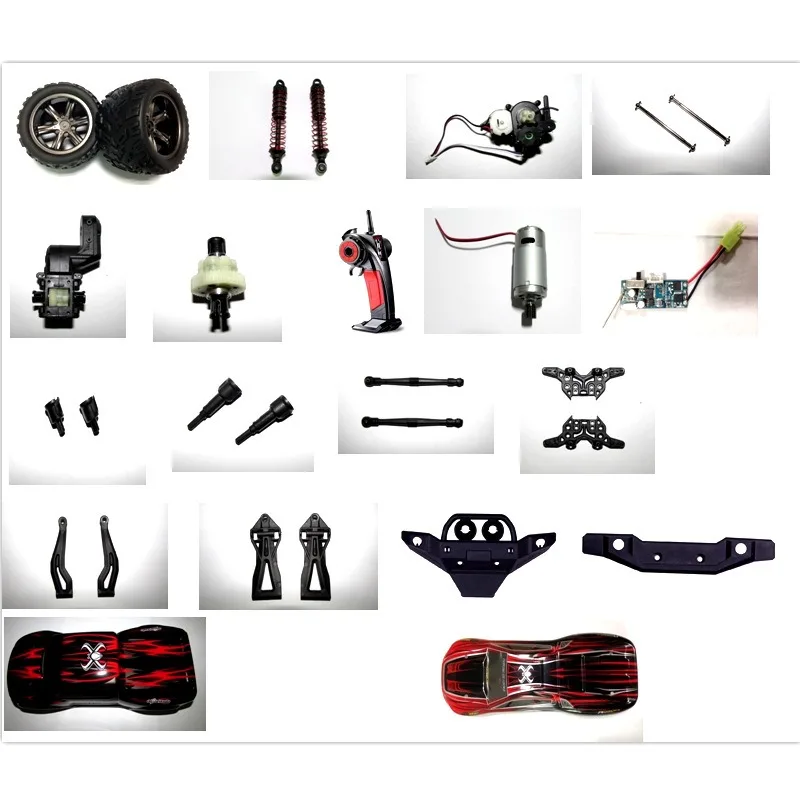 

9115 9116 Remote Control Car Shell Tire Servo Differential Shock Absorber Motor Drive Cup Accessories 1