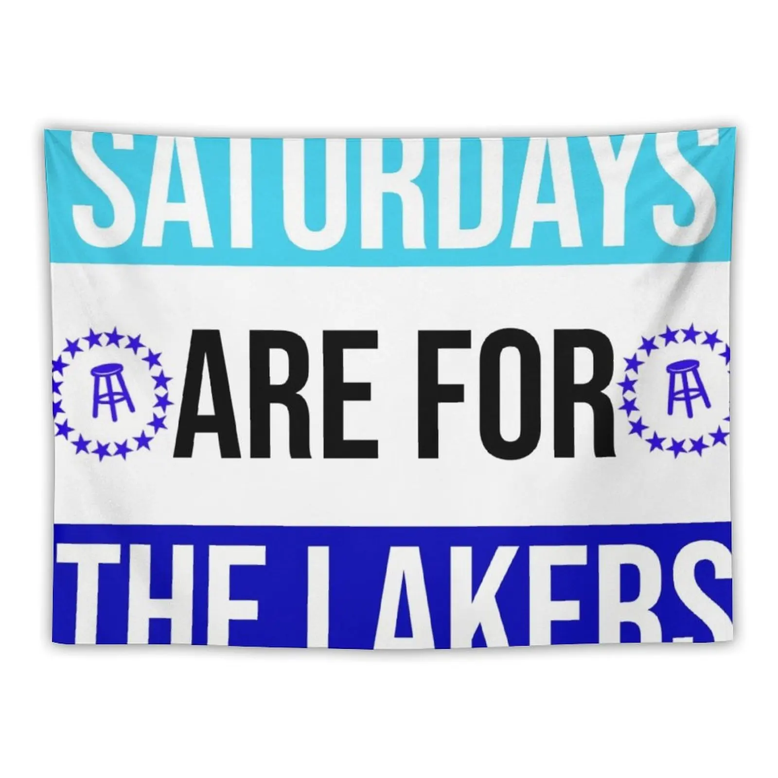 SATURDAYS ARE FOR THE LAKERS GVSU FLAG Tapestry Tapete For The Wall Nordic Home Decor Tapestry