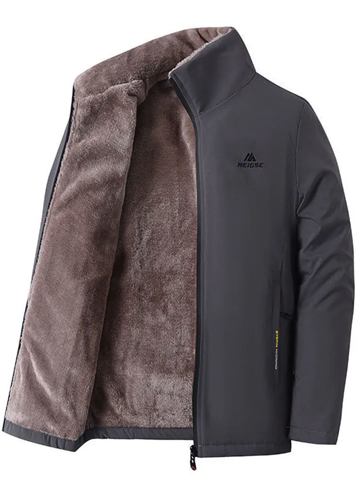 Veste matelassurera en coton chaud pour homme, manteau décontracté, optique, document solide Plus Smile, grande taille, nouvelle mode, automne et hiver 2024