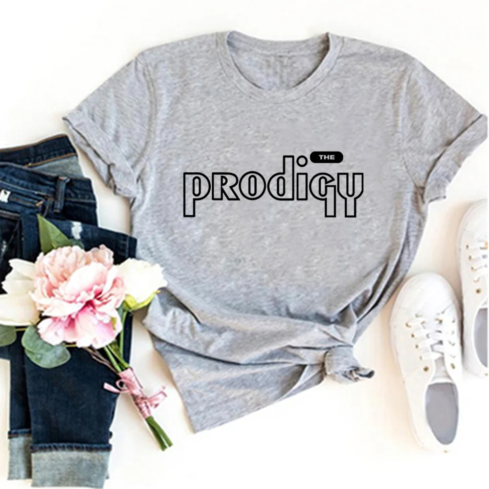 Prodigy top women streetwear t-shirts girl designer manga clothing