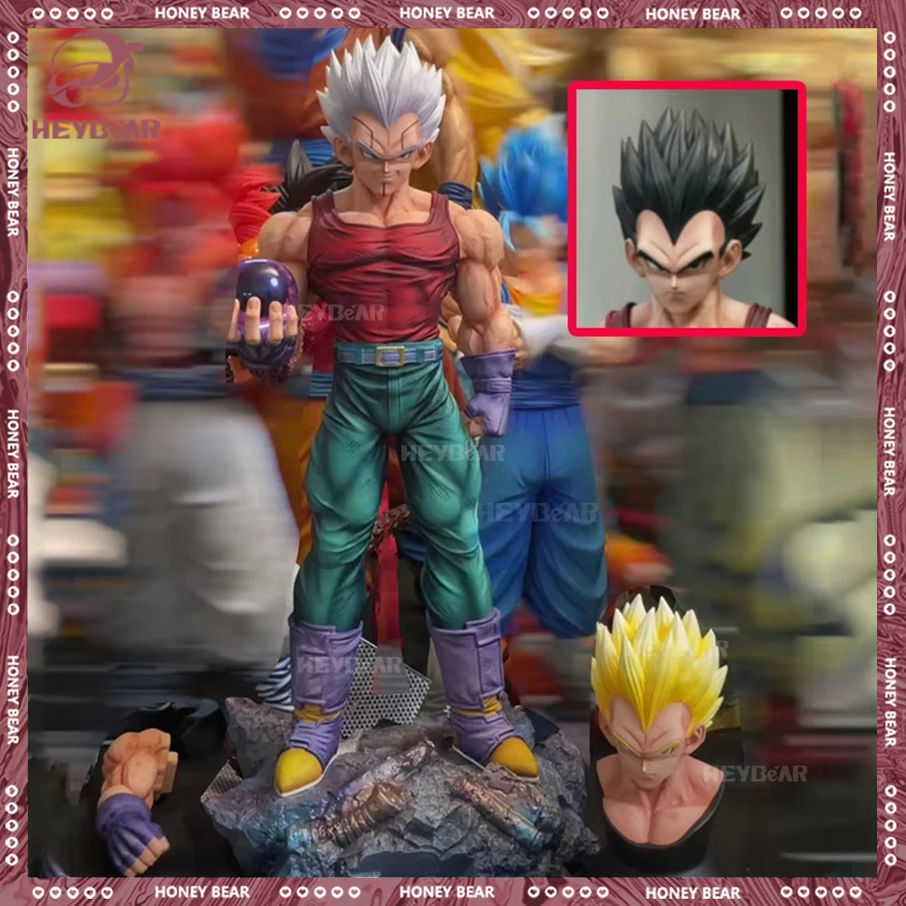 

Новая популярная фигурка Jg Studio 31 см Dragon Ball Gt Baby&Vegeta Super Saiyan, аниме-фигурки, статуя из ПВХ, 3 головки, модель игрушки, подарки для детей