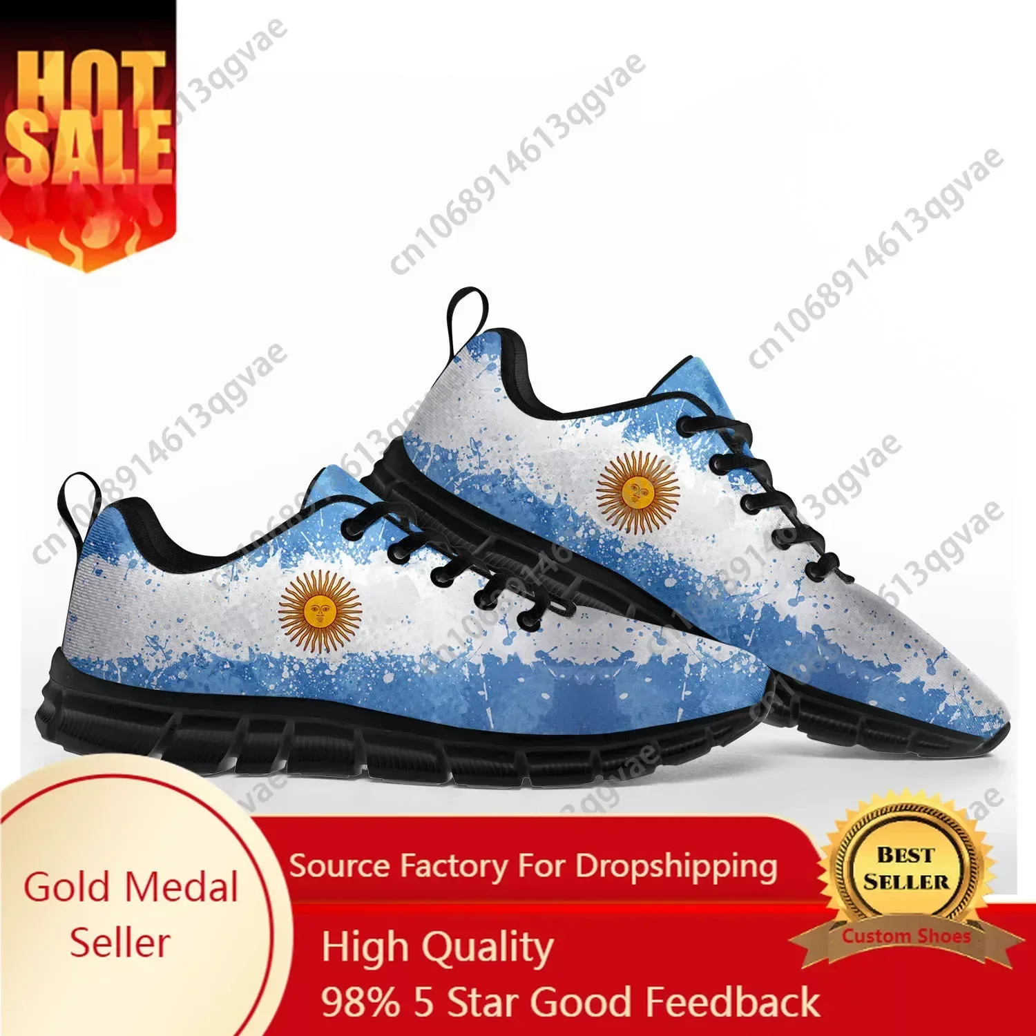 

Argentine Flag Sports Shoes Mens Womens Teenager Comfortable Sneakers Argentina Casual Custom High Quality Couple Shoes