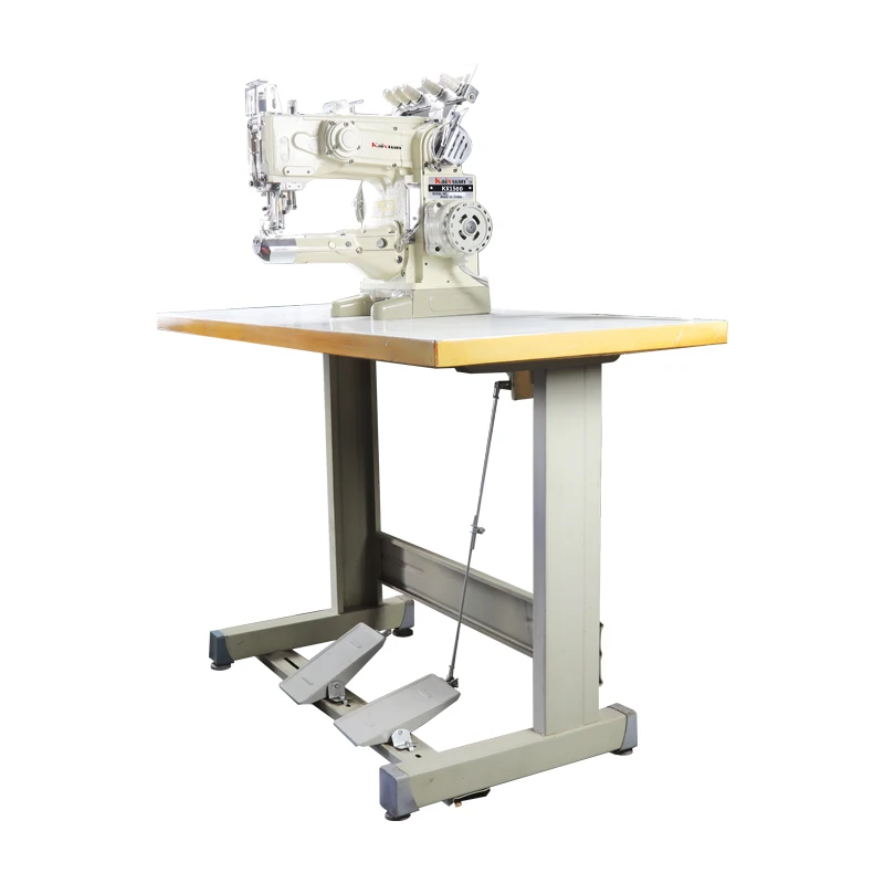 

1500 cylinder type three-needle five-thread sewing machine interlock sewing machine, direct drive computer automatic thread