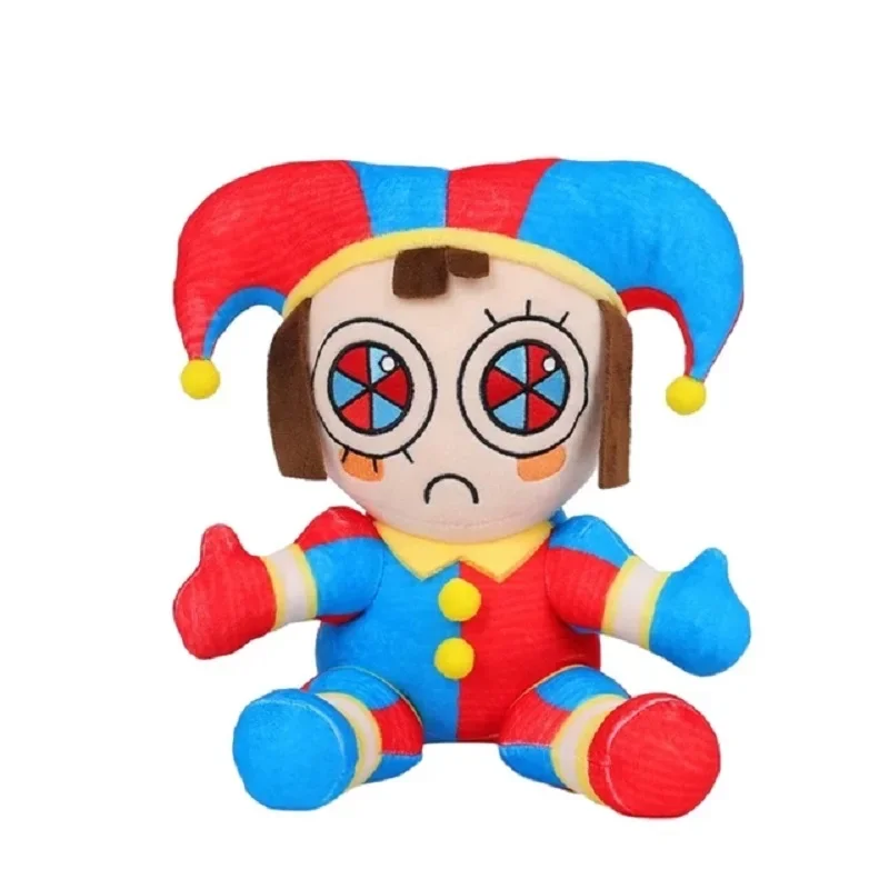 New The Amazing Digital Circus Pomni Jax Plush Toy Anime Cute Theater Rabbit Doll StuffedCartoon Clown Christmas Kids Gifts