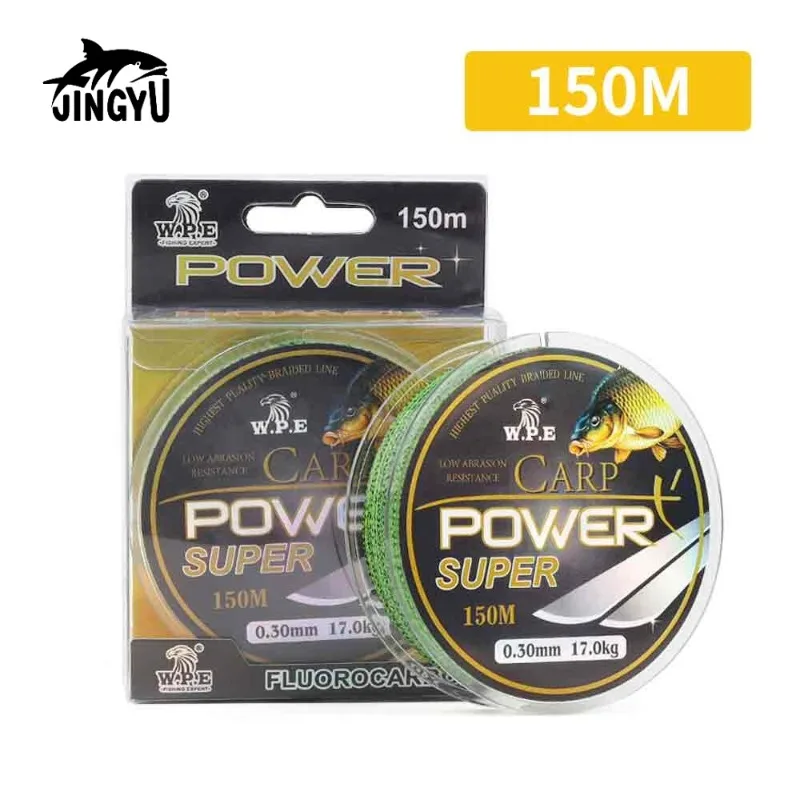 

2025 JINGYU Linha Invisível Manchada 120m - Fluorocarbono 0.20-0.60mm | 32-75lb Super Forte & Anti-Enrosque Carp Fishing Line