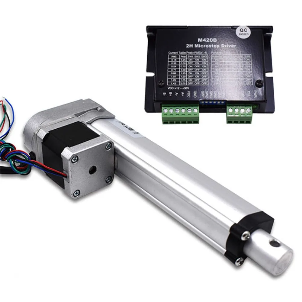 Good stuf500N brushless motor Actor linear NKLA22-S heavy-duty industrial waterproof electric 24V linear actuator 12V telescopic