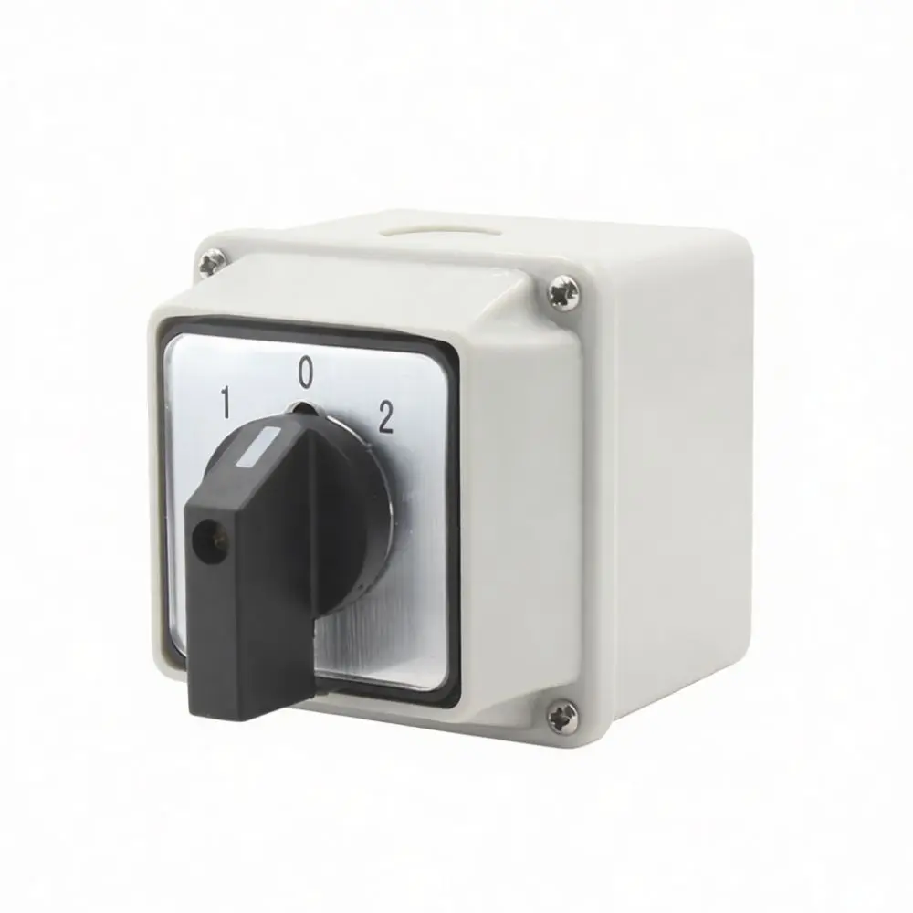LW26 20 2 Rotary Cam Selector Switch IP65 Protection Box Motor Reversing Dual Power Switching Industrial Automation Control