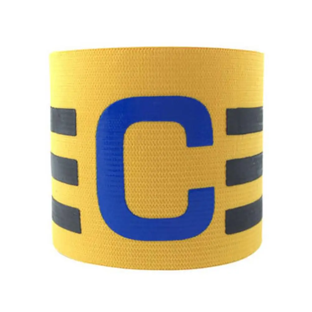 

Football Captain's Armband Simple Colorful Durable Small Football Captain's Armband for Man Or Woman (Blue Yellow)