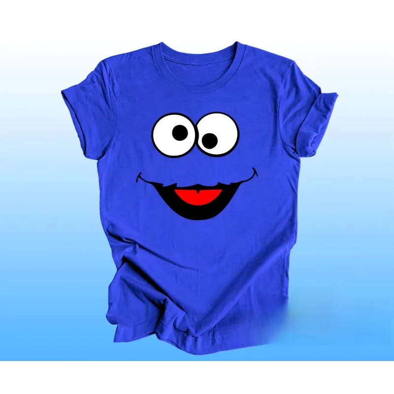 Halloween costume commemorative print daily T-shirt cartoon character T-shirt | family T-shirt | makeup ball T-shirt