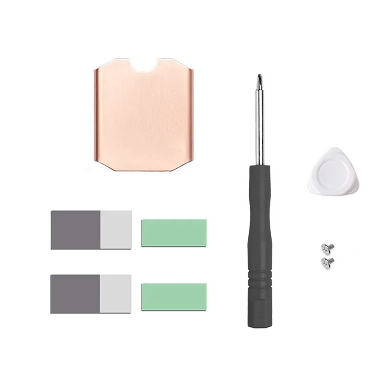 M.2 2230 SSD Heatsink M2 Nvme Solid-State Hard Disk Copper Radiator For 2230 SSD Heat Sink Game Console Thermal Pad,A Durable