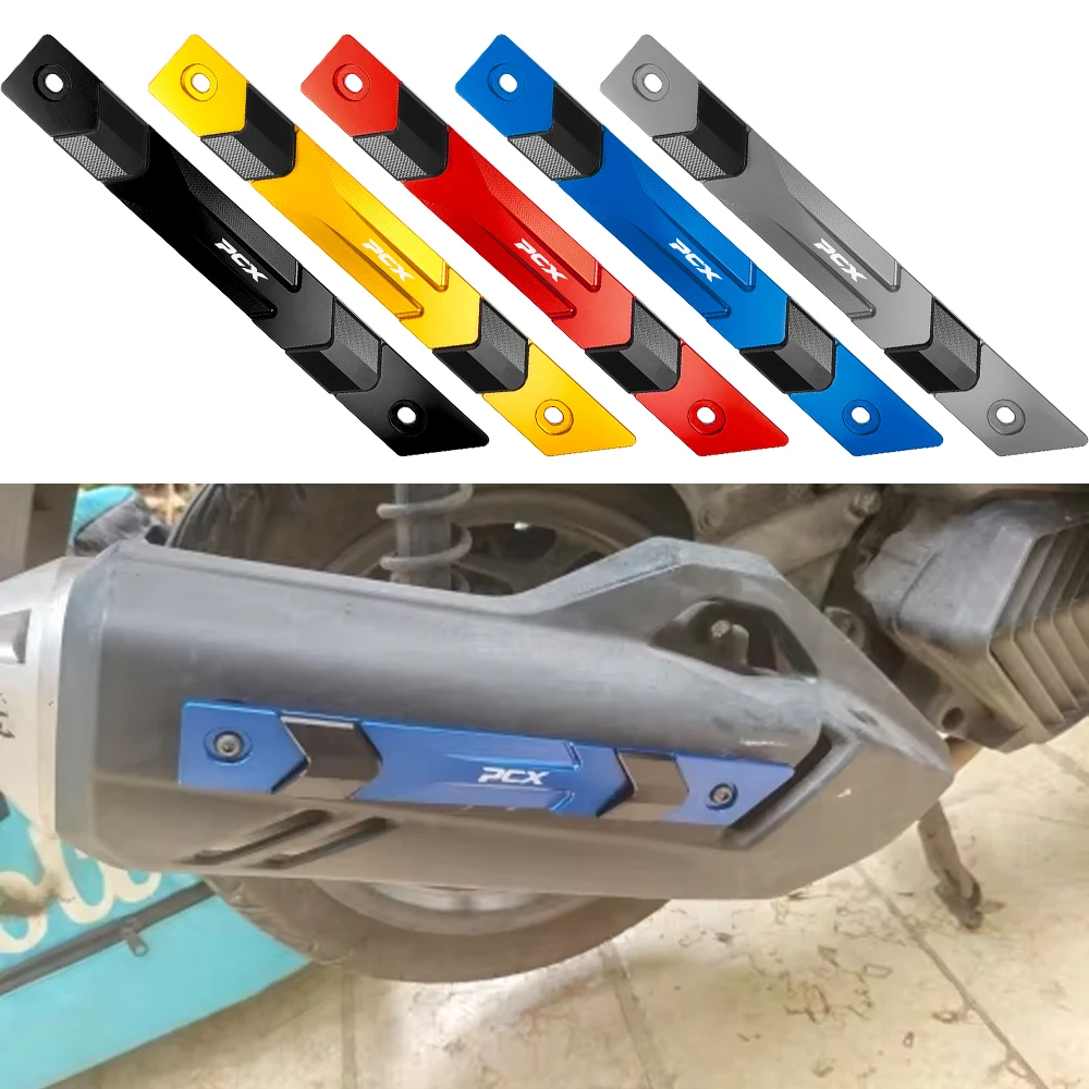 

For Honda PCX125 PCX160 PCX 125 160 2020-2024 Anti-Collision Protector Accessories Motorcycle Exhaust Pipe Decorative Strip Tirm