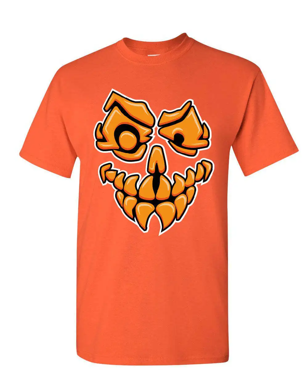 

Scary Jack-o-Lantern T-shirts Halloween Trick or Treat Funny Party Shirts Men Clothing Short Sleeve Pumpkin,Skeleton Png Print