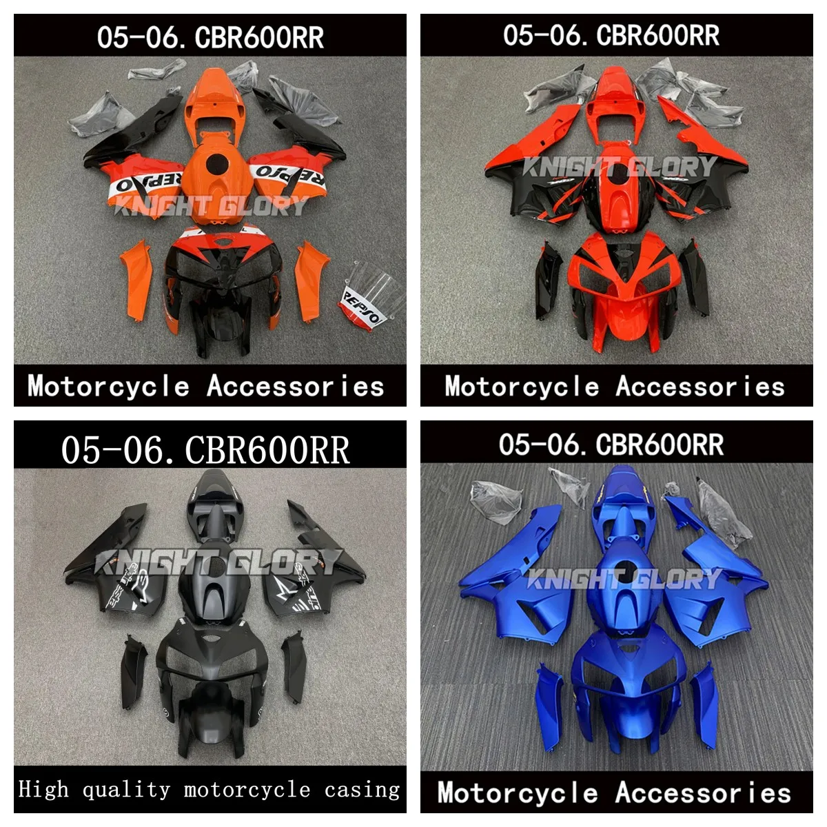 

ABS Injection Molding Fairings Kits Fit For CBR600RR 2005 2006 CBR 600RR CBR600 RR PC37 /05 Motorcycle Shell