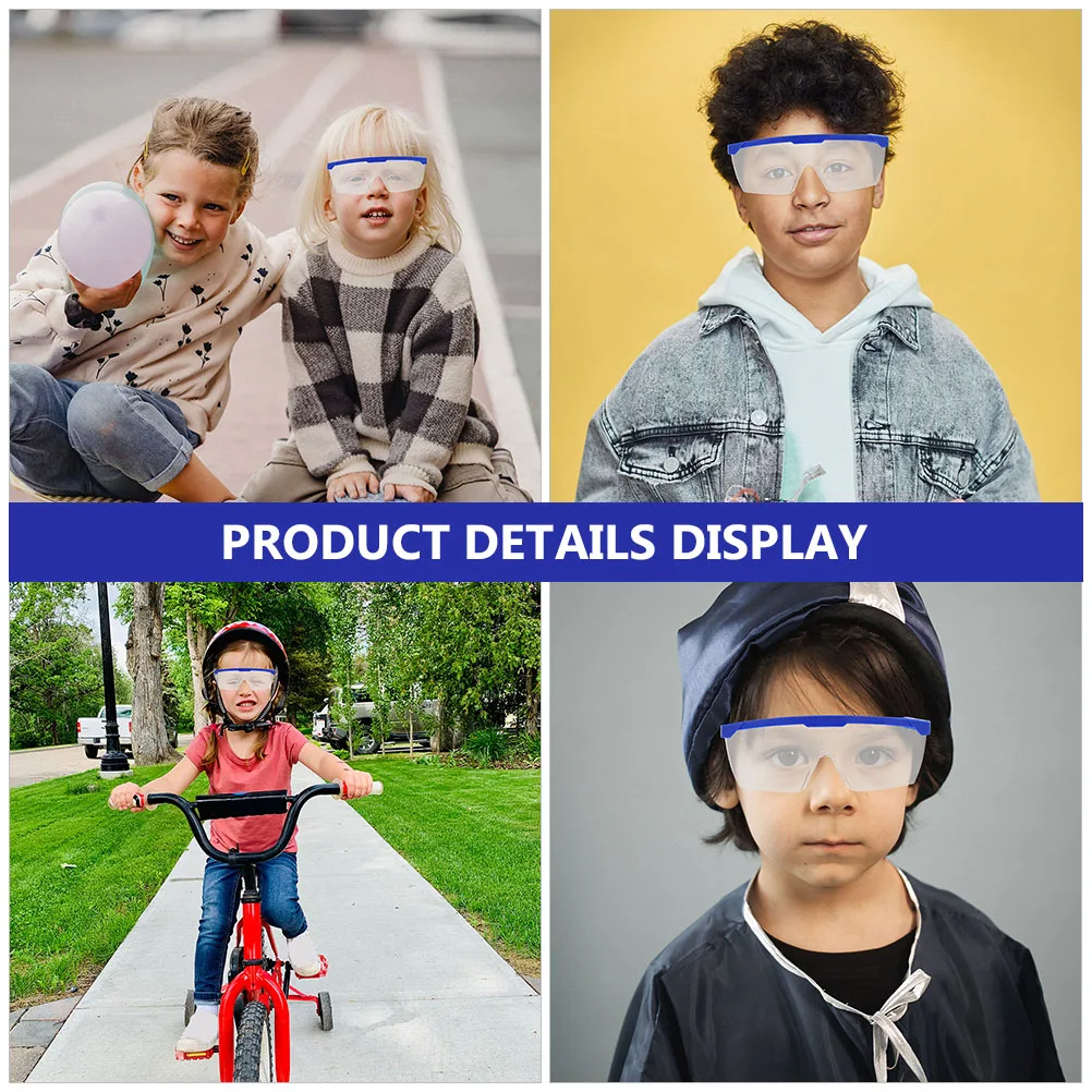 

8 Pcs Children's Goggles Kids Safety Glasses Universal for Splash Unisex Childrens
