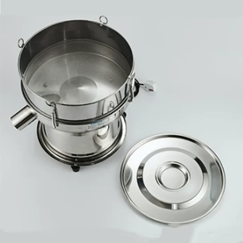 Picture 6: 40cm Electric Stainless Steel Vibrating Sieving Machine for Kitchen, Powder Filtration & Separation Screen