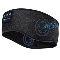 Wireless Bluetooth Sleeping Headband Fone Earphones Sports Sweatband Sleeping Band Headphone Music Soft Elastic Eye Mask Headset
