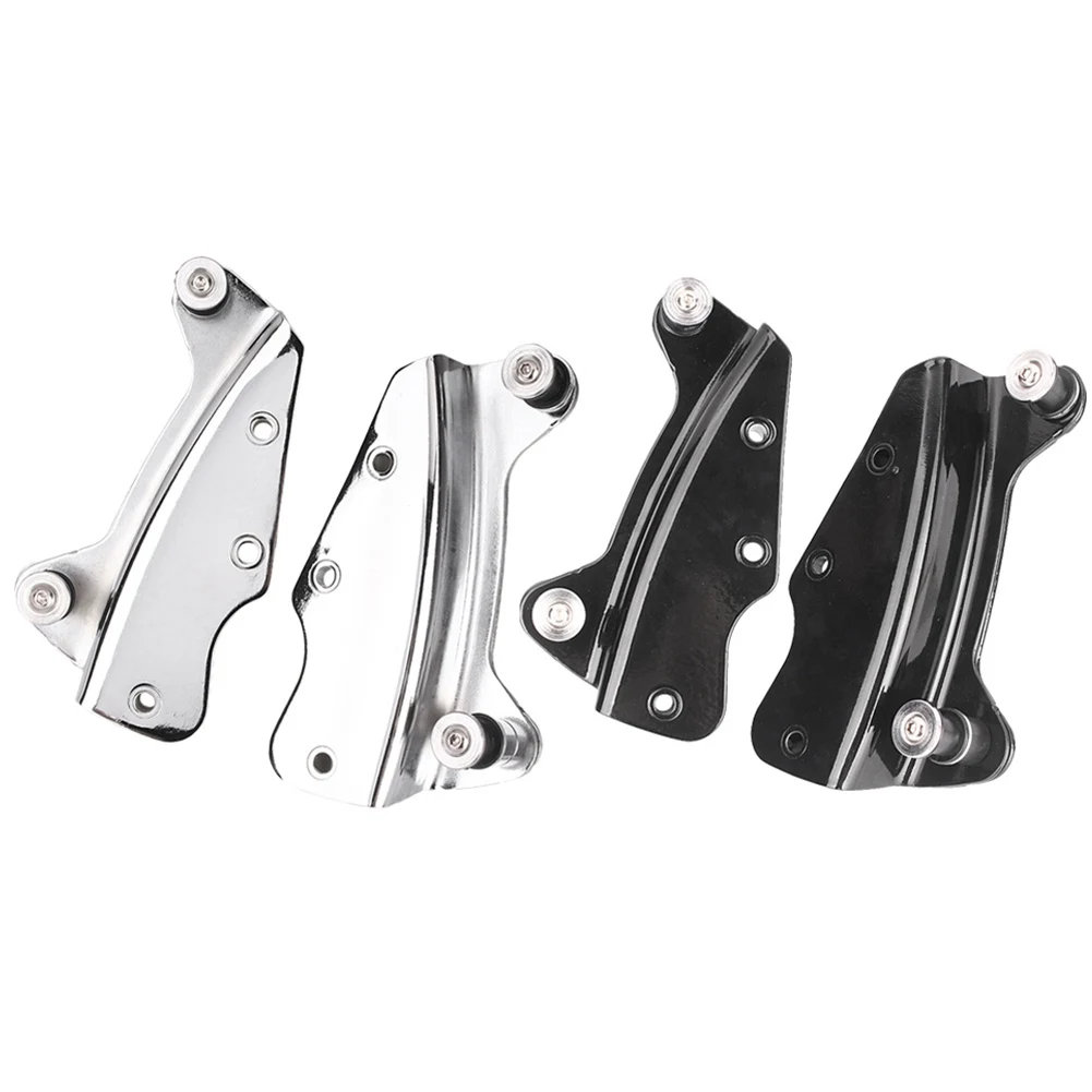 2x Motorcycle Kit For Harley 2009-2013 4 Point Docking Hardware Davidson Touring FLHR FLHT FLHX FLTR