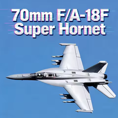 FMS EDF Jet 70mm Ducted F/A-18 Super Hornet Model Aircraft Assembled Foam Fixed-Wing Model Hobby Large Remote Control Aircraft