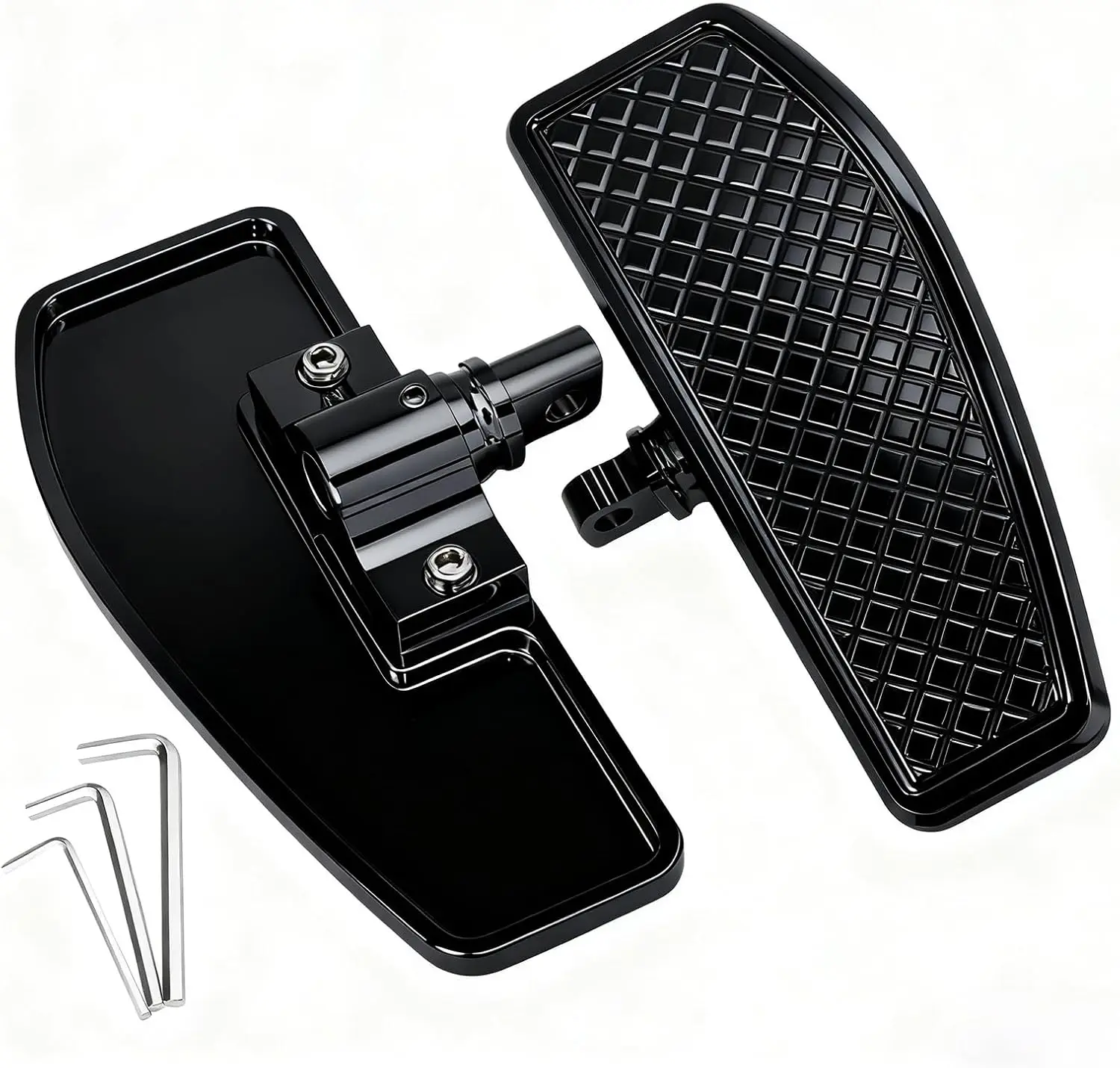 

Черные подножки для заднего пассажира, половинки, подножки для Davidson Touring, Road King, Road Glide, Electra Glide