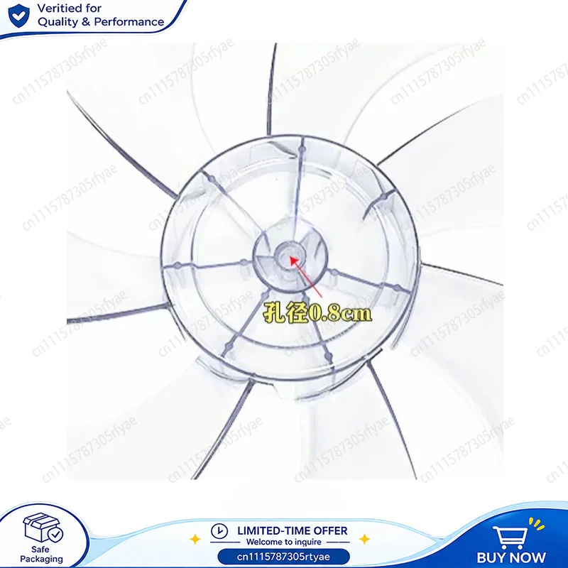 7 Blade Fan Blade SAD35EC SAD35ED 14 Inch AS Material Quiet Electric Fan Replacement Blades Cooling Fan Accessories