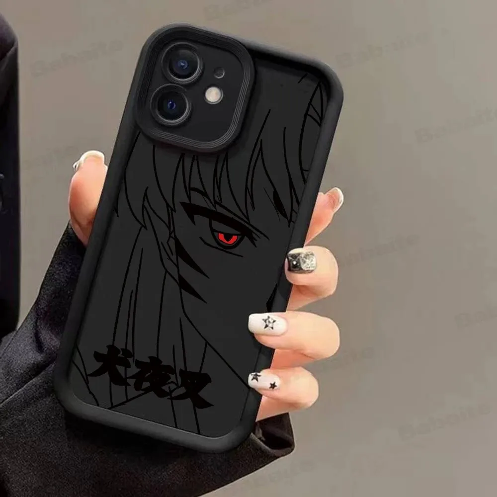 Мягкий чехол для телефона с милым аниме-дизайном I-Inuyashas-S для iPhone 17e 17 16e 16 15 14 13 12 11 Air Pro Max Mini XR XS X 7 8 6 Plus