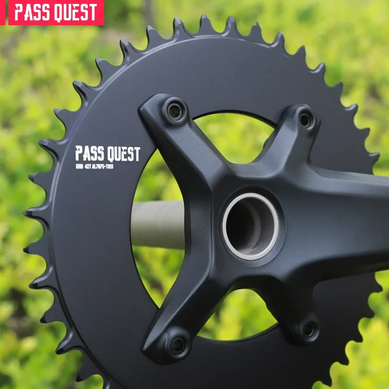 

PASS QUEST GRX 110BCD Bicycle Chainring AERO Narrow Wide Teeth 9/10/11/12 Speed 7075 Material for SHIMANO GRX Crank