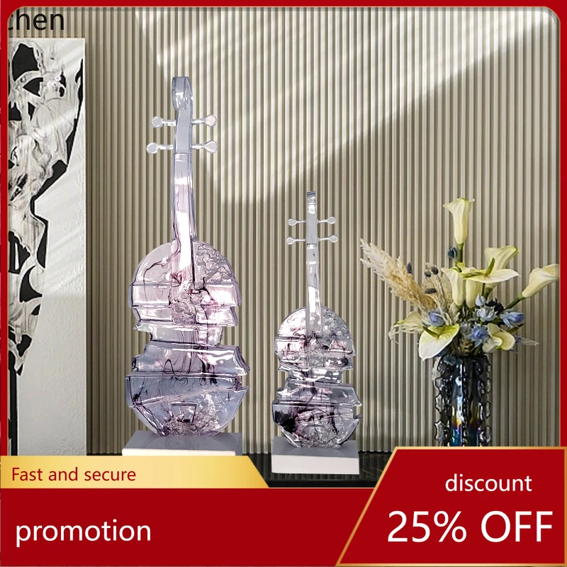 Adorno HT para Villa, Bar, Sala de Estar, Escritorio, Arte Decorativo de Resina Transparente