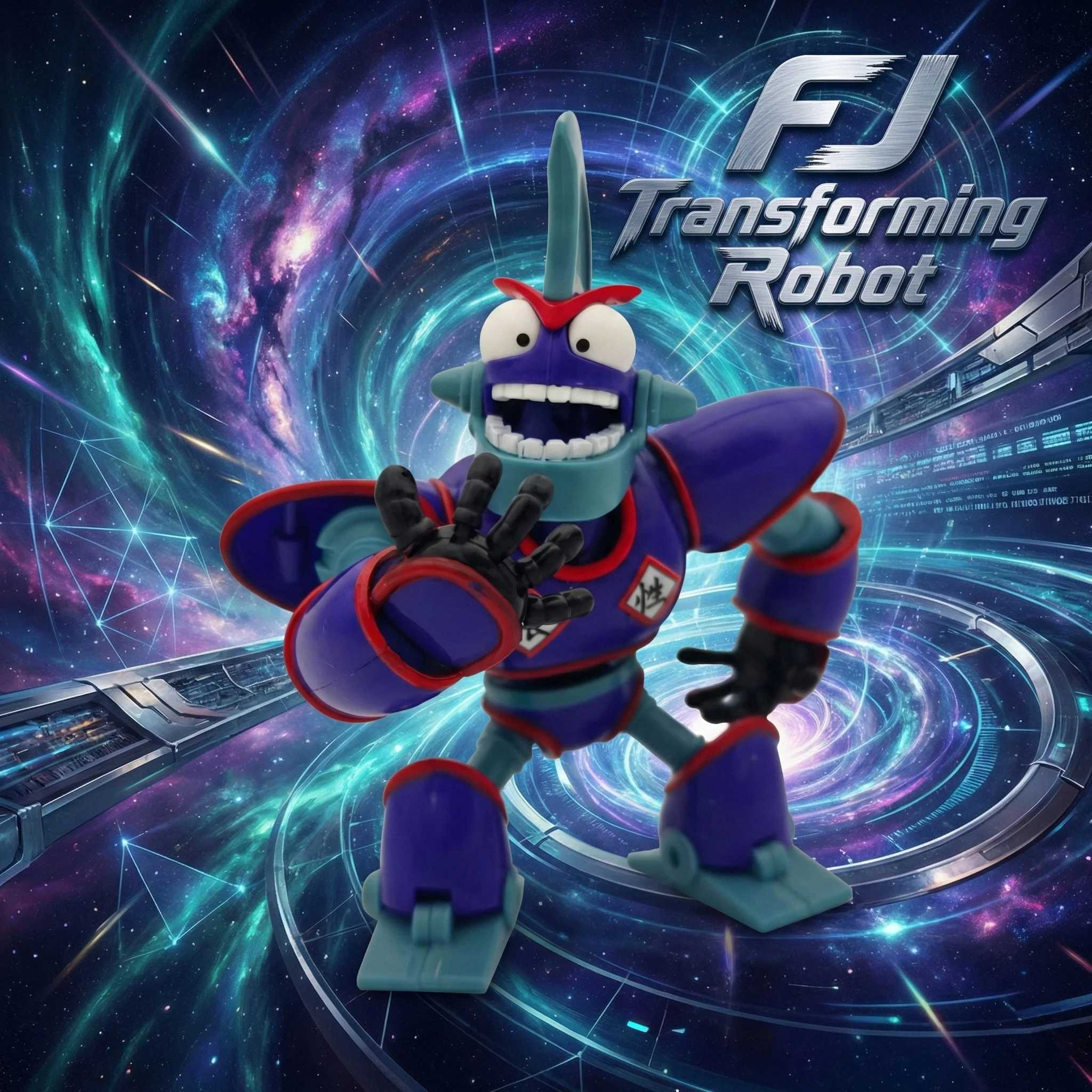 Figura articulada de robot transformable Fj Urobutachi