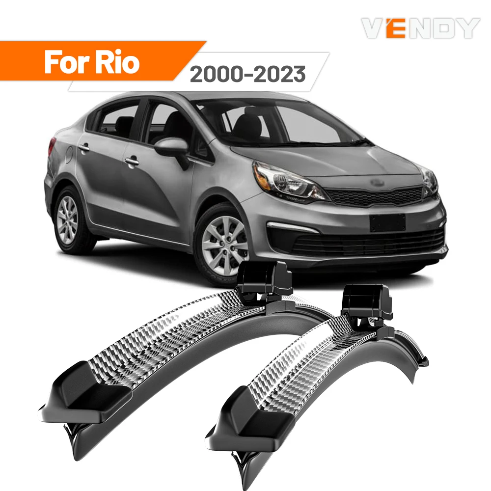 Für Kia Rio 1 2 3 4 2000-2023 2011 2012 2015 2016 2017 2018 2019 2020 2021 2 stücke Frontscheibe Wischer Klingen Scheibenwischer