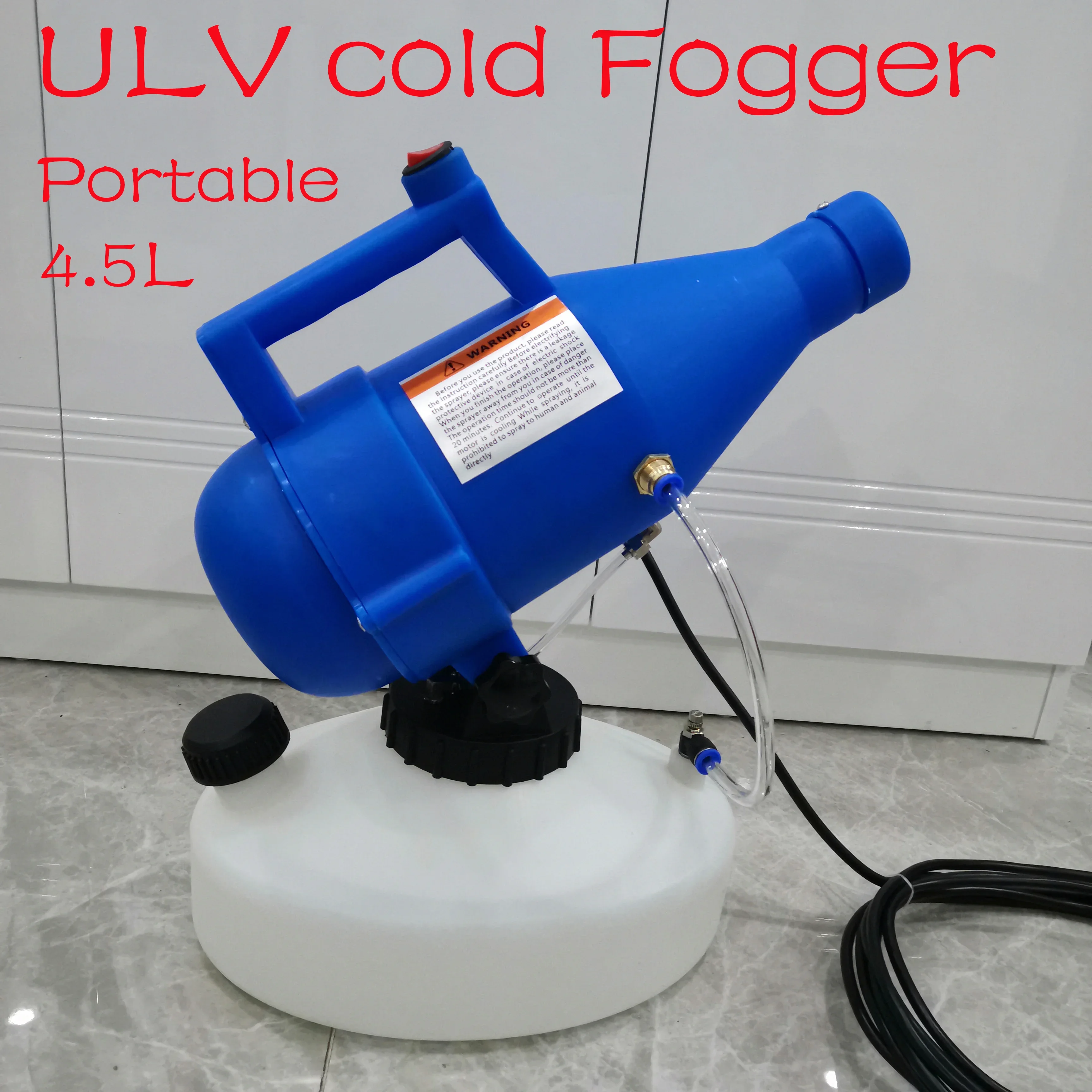 Electric ULV Fogger Sprayer cold fogging machine (Ultra Low Volume) for virus disinfection  4.5L 220V