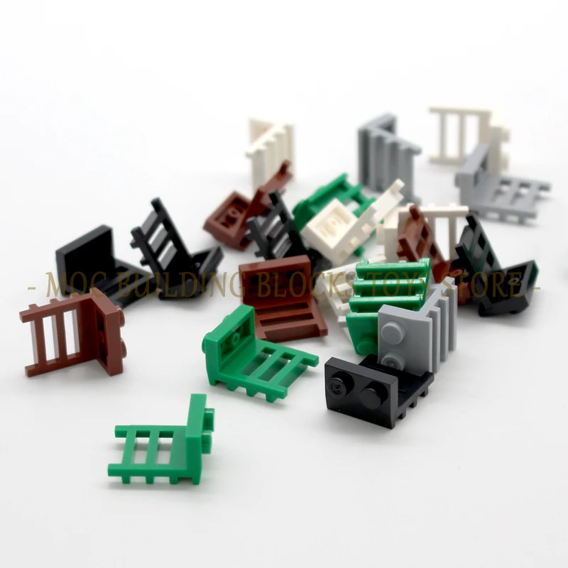 MOC Parts-bloques de construcción de escalera modificada, placa de 4175, 1/2x2x2, ladrillos, rejilla, bricolaje, Educación Creativa, accesorios compatibles, Juguetes